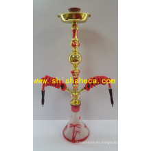 Nueva moda de alta calidad de aleación de zinc Nargile fumar tubo Shisha Cachimba